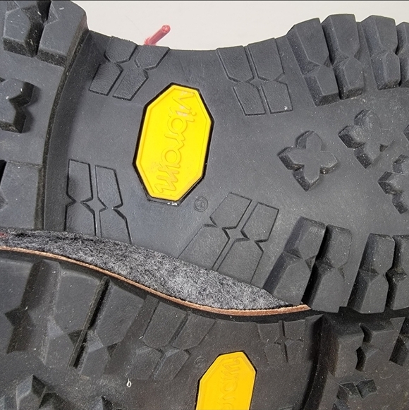 Woolrich Gray Wool Ankle Boots with Red Laces Women's Size 6 Retro Vibes Hiking - Picture 11 of 15